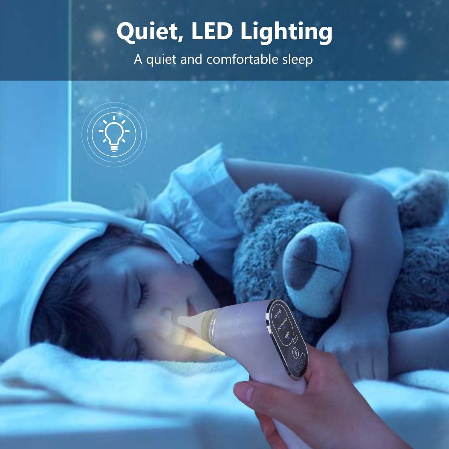 Aspirador Nasal Eléctrico Bebé