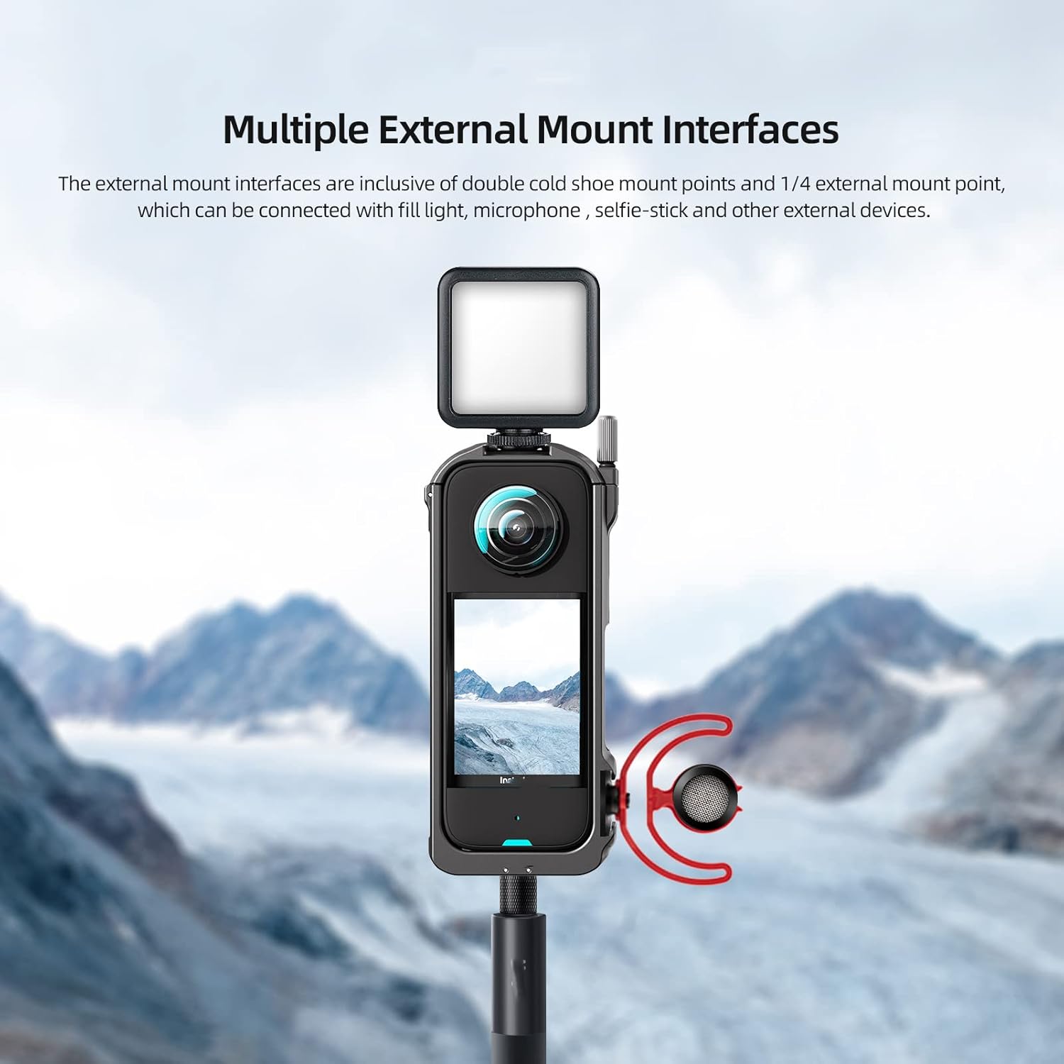 Jaula metálica para Insta360 X3