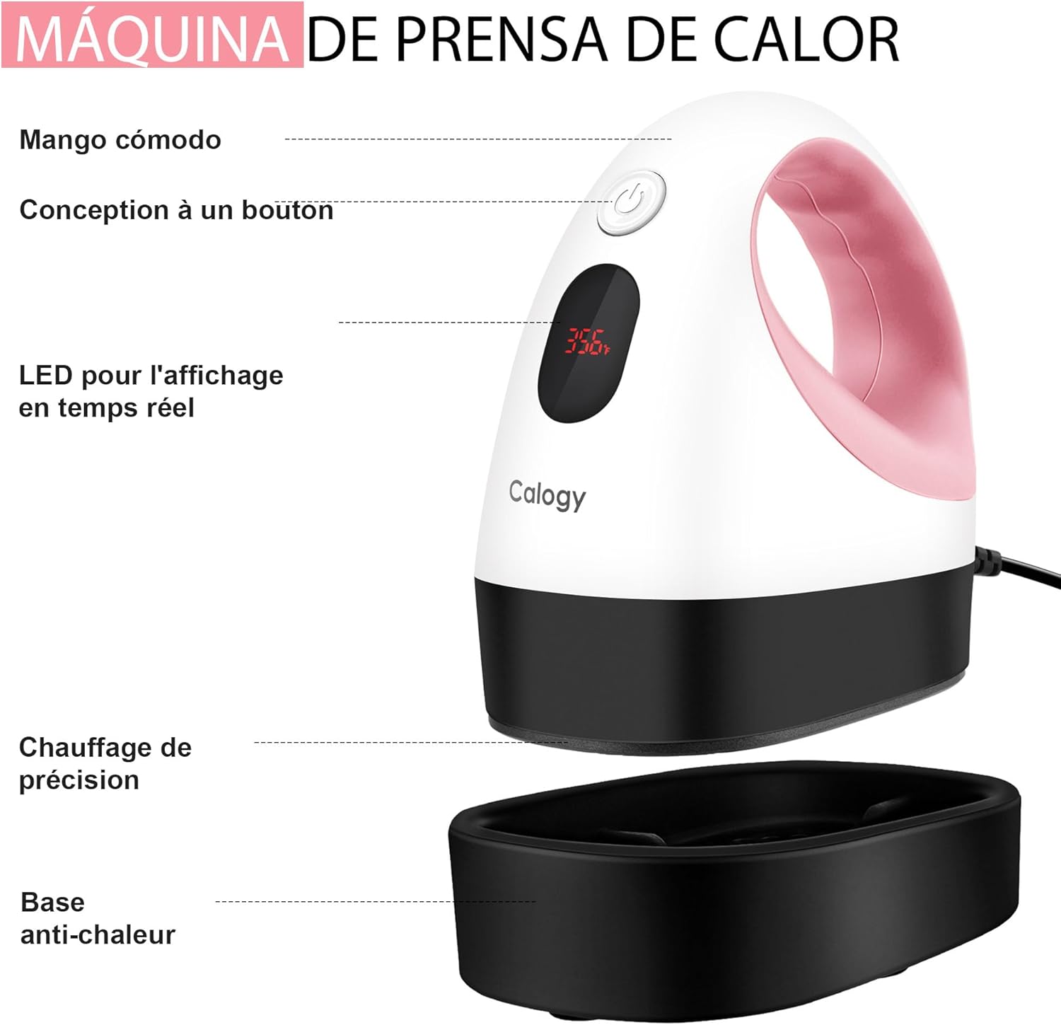 Mini Prensa de Calor Portátil