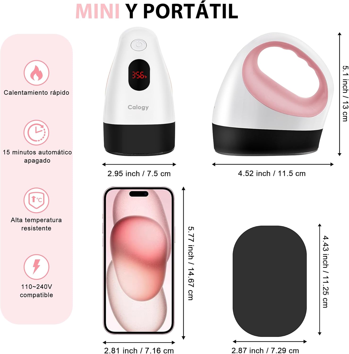 Mini Prensa de Calor Portátil
