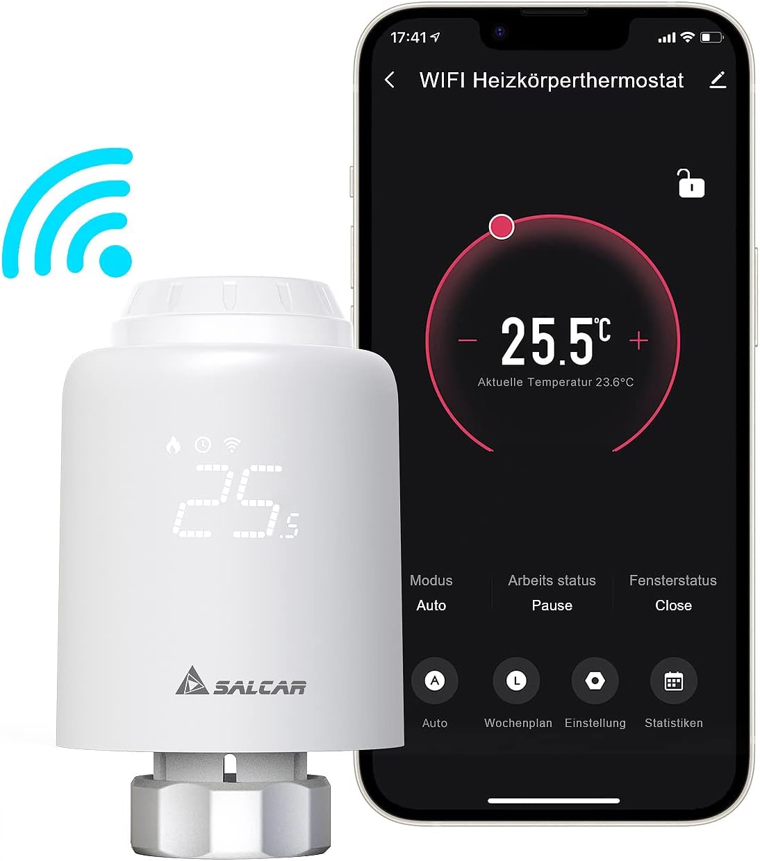 Termostato WiFi SALCAR Alexa/GG