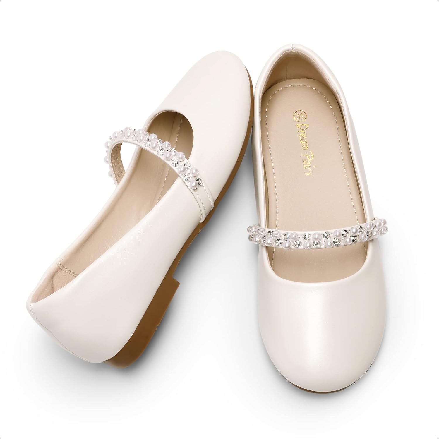 Zapatos Planos Niña Marfil, T. 31
