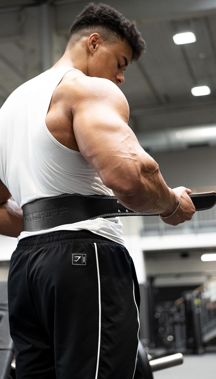 Cinturón Lumbar Fitgriff® 100% Cuero