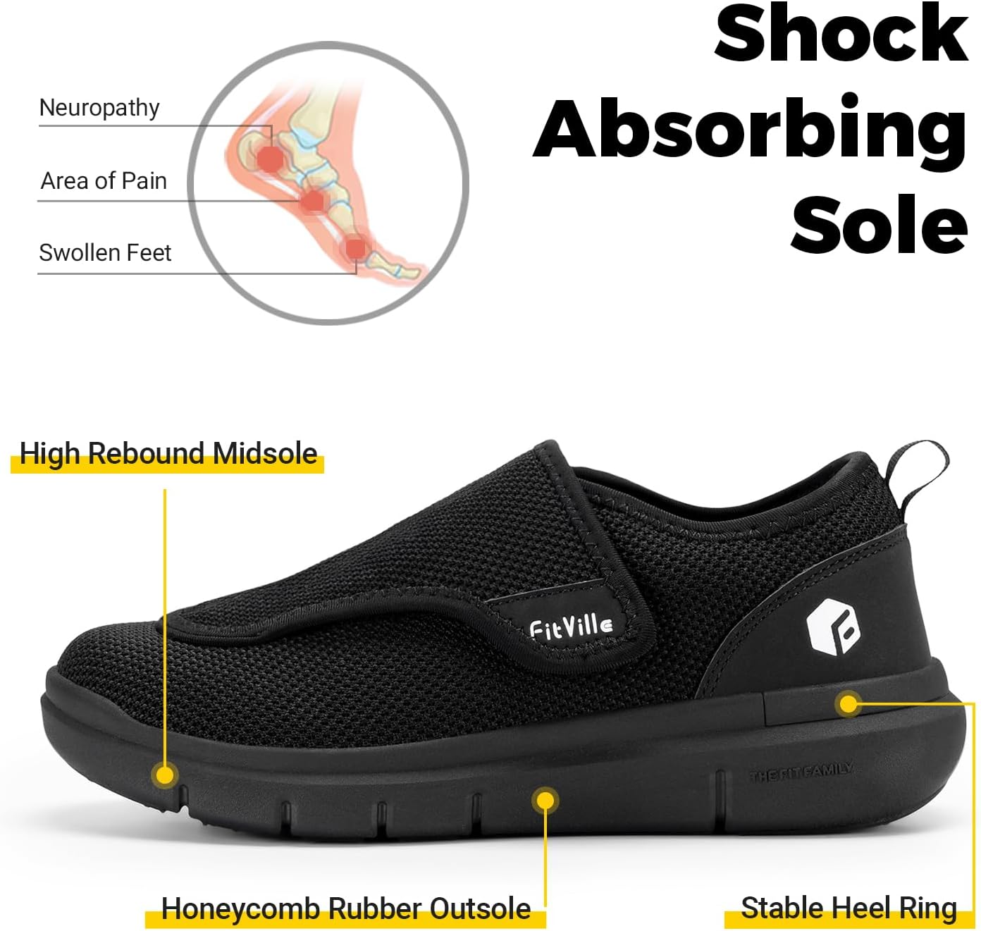 Zapatos Diabéticos Ancho Extra