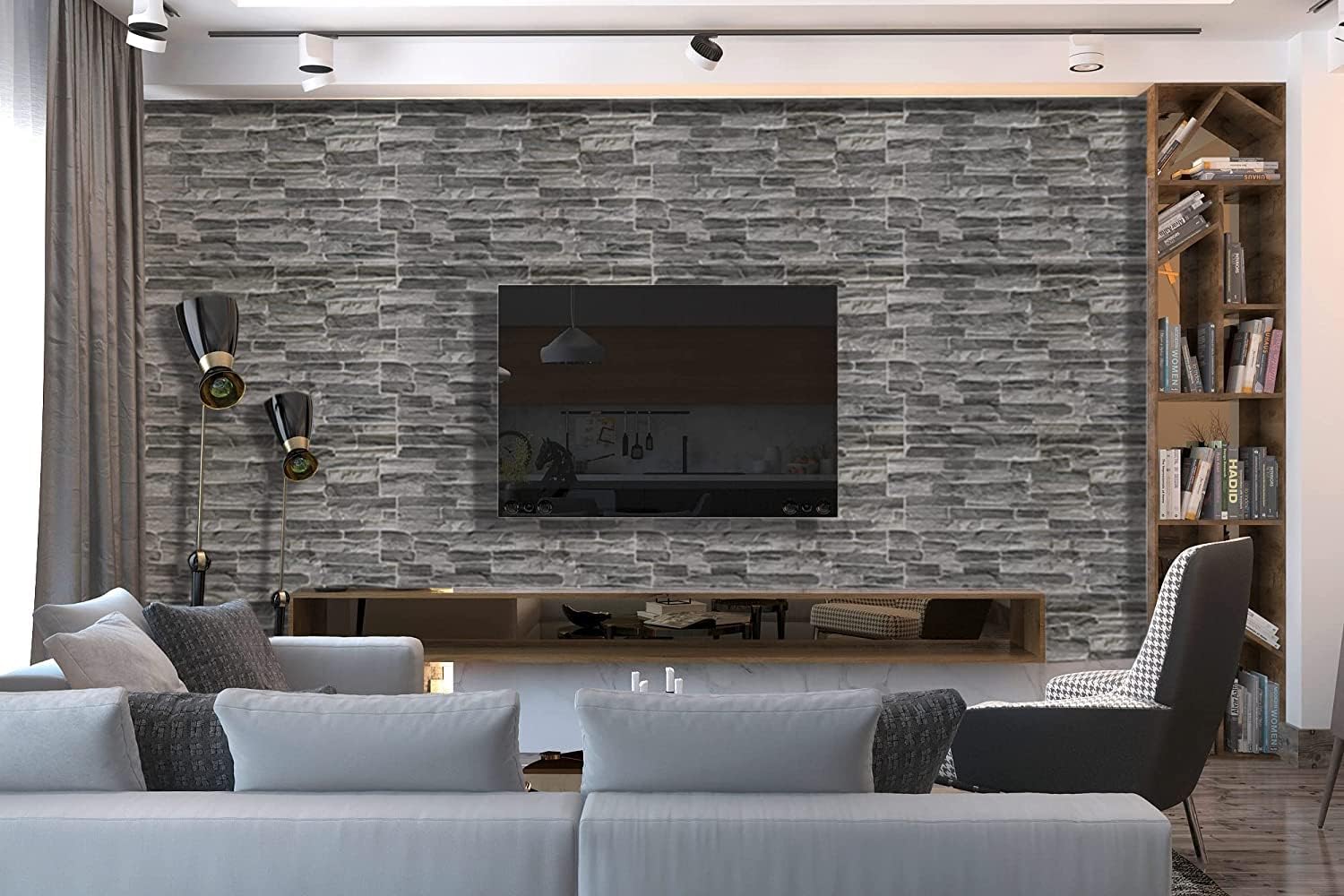 Paneles 3D Oro PVC Decoración