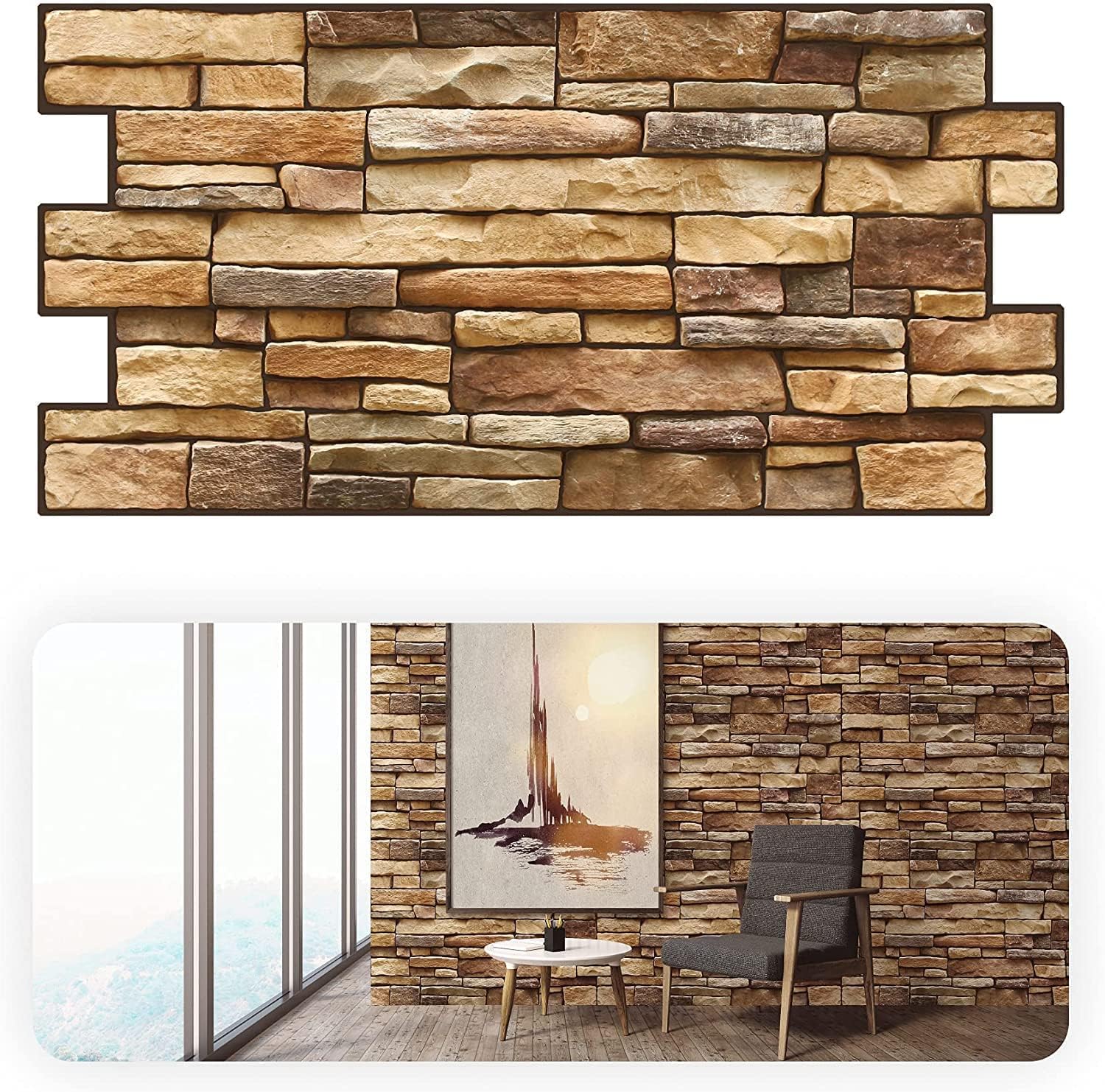Paneles 3D PVC Décor Oro 10 pcs