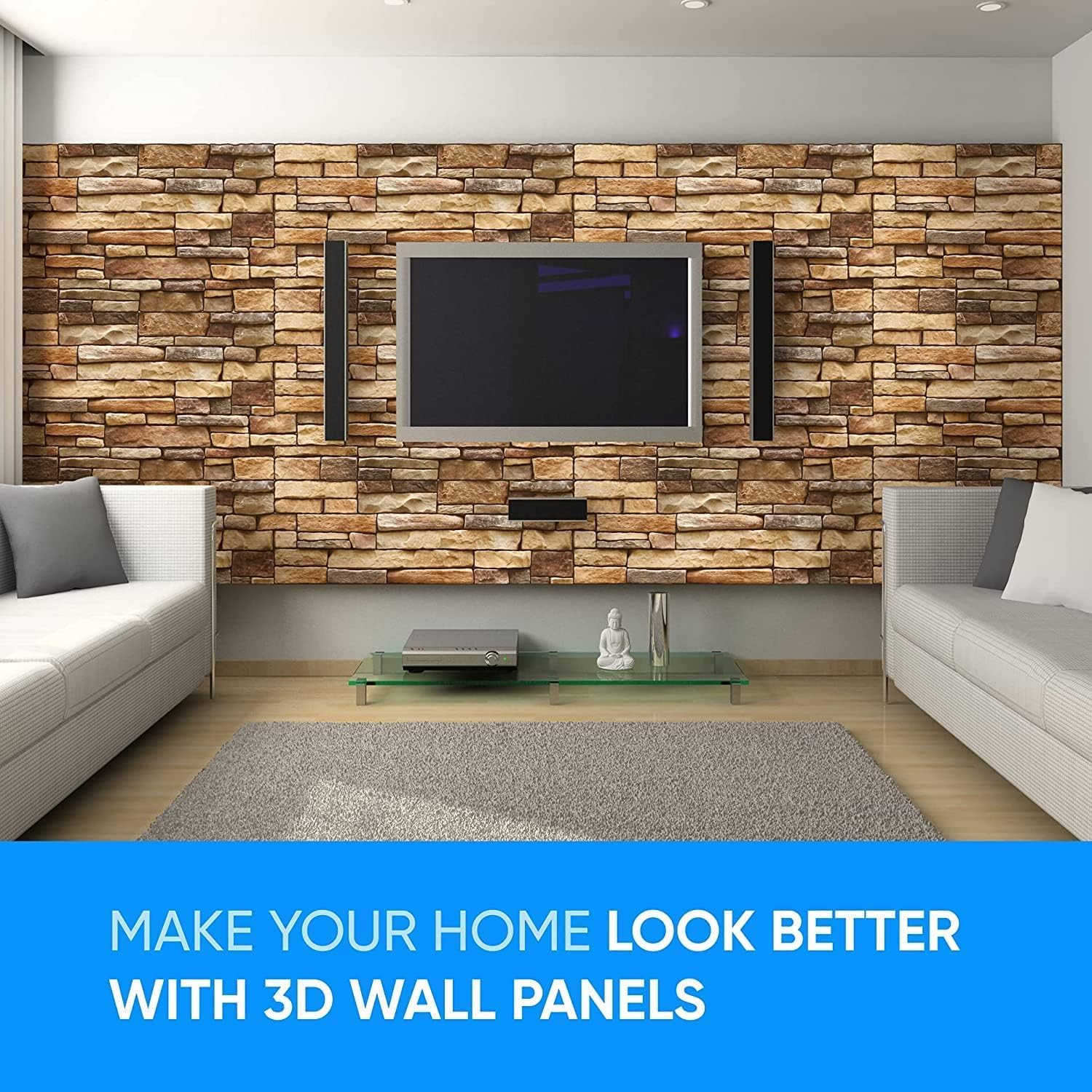 Paneles 3D PVC Décor Oro 10 pcs