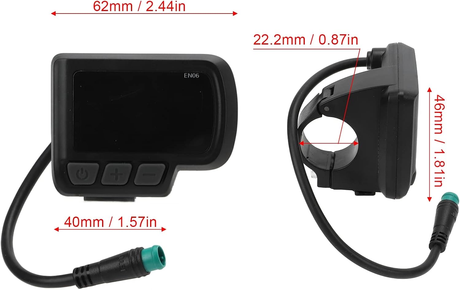 Pantalla LCD E-Bike EN06 24-48V