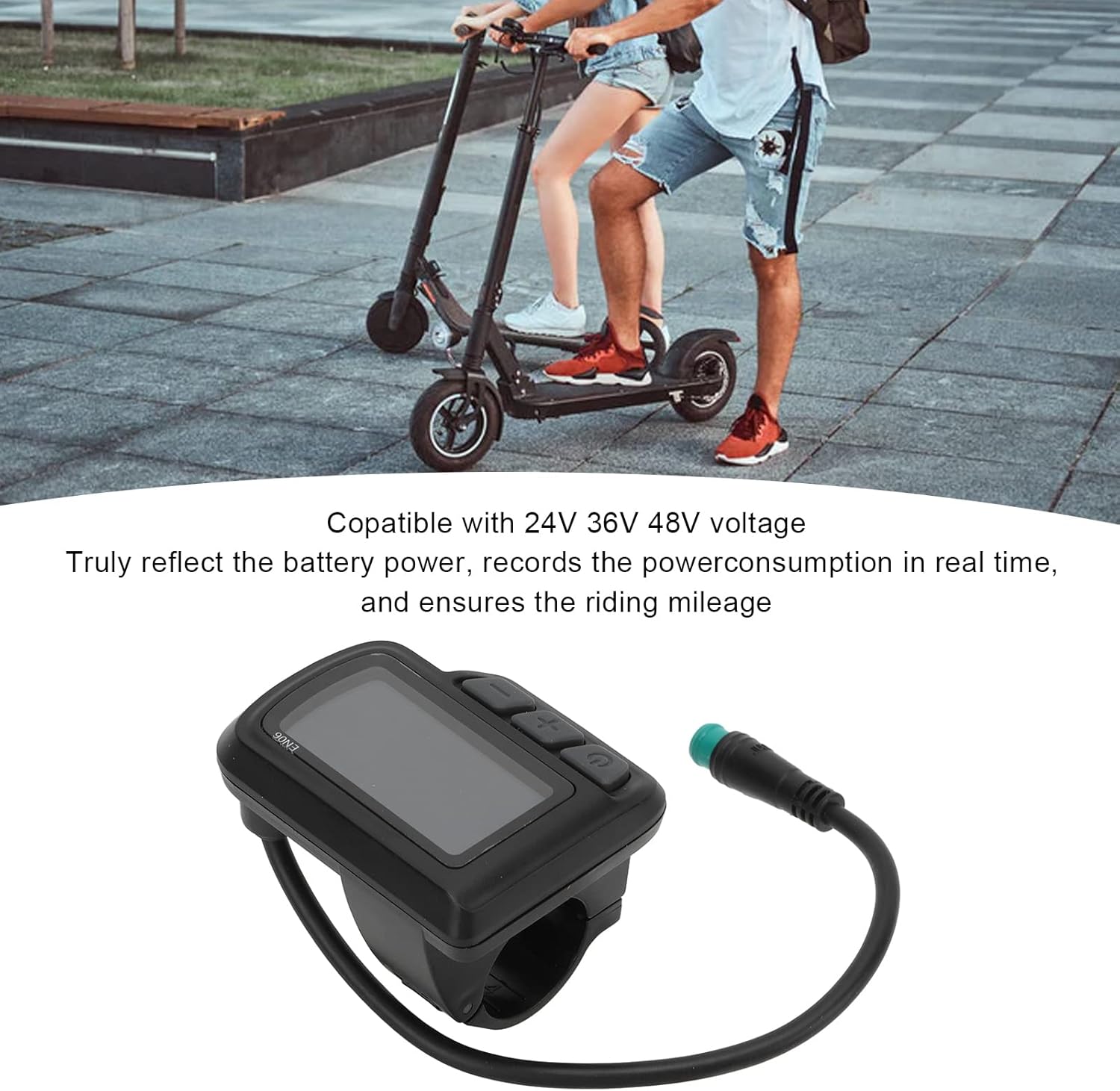 Pantalla LCD E-Bike EN06 24-48V