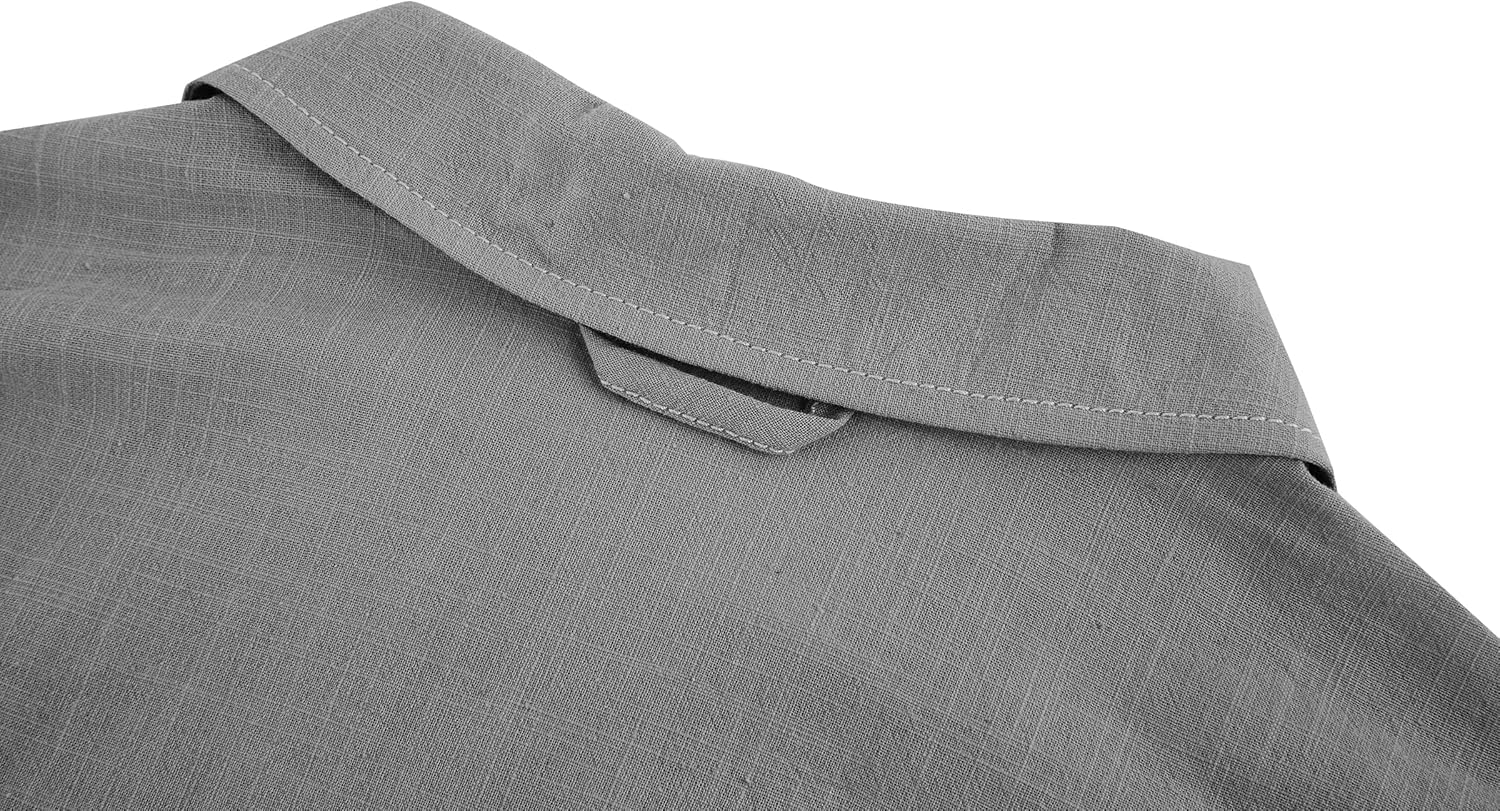 Camisa de algodón gris XL