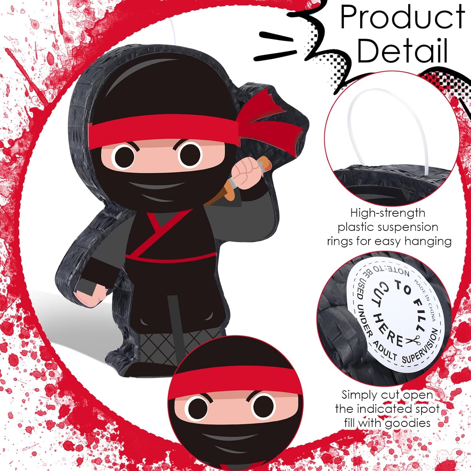 Mini Piñata Ninja Halloween