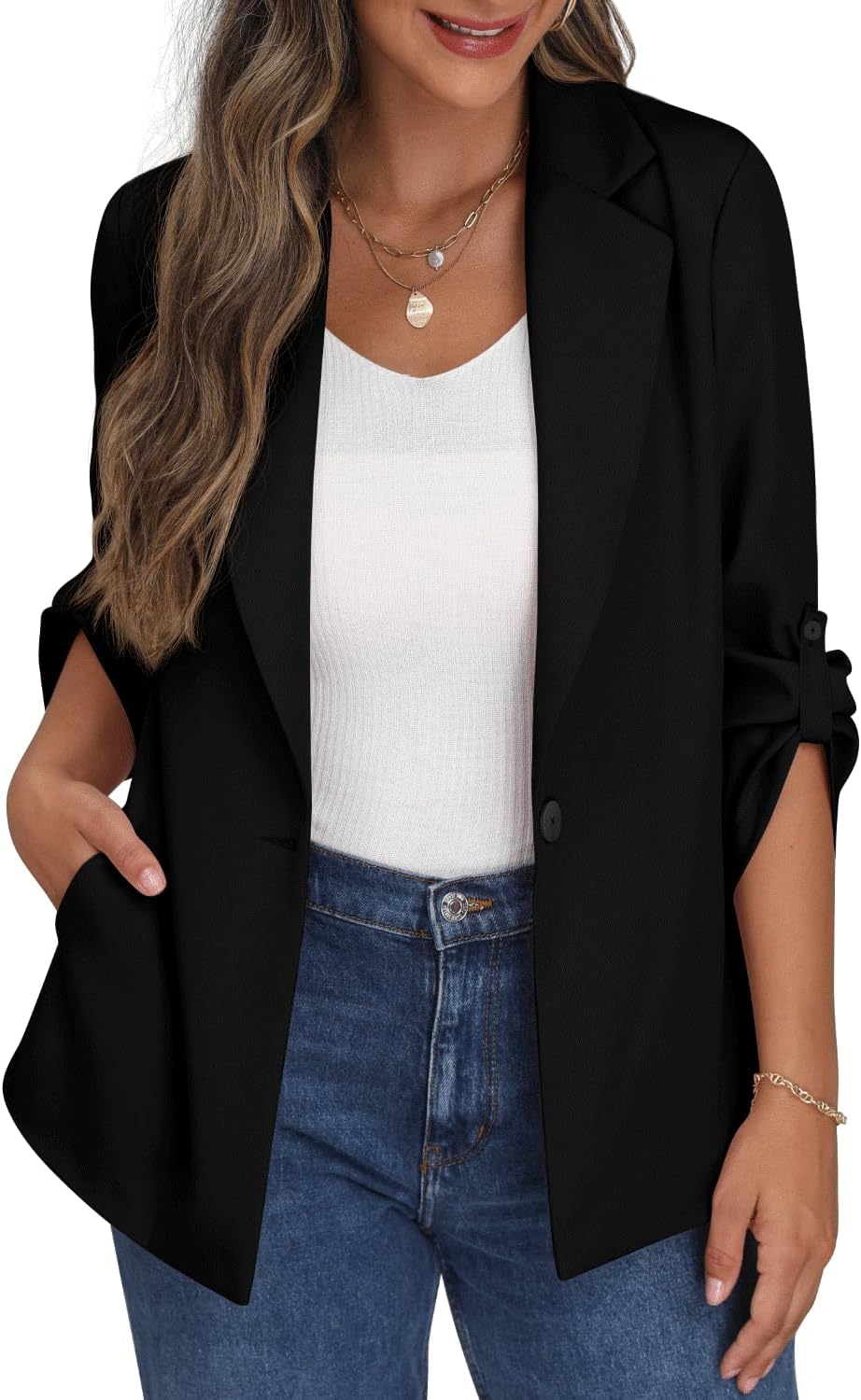 Blazer ajustable para dama