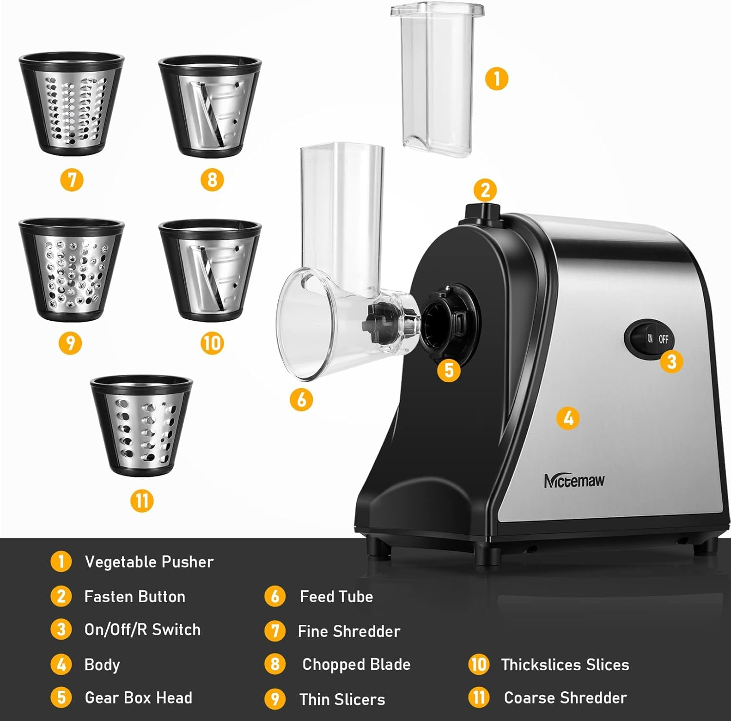 Rallador Eléctrico Meykey 250W