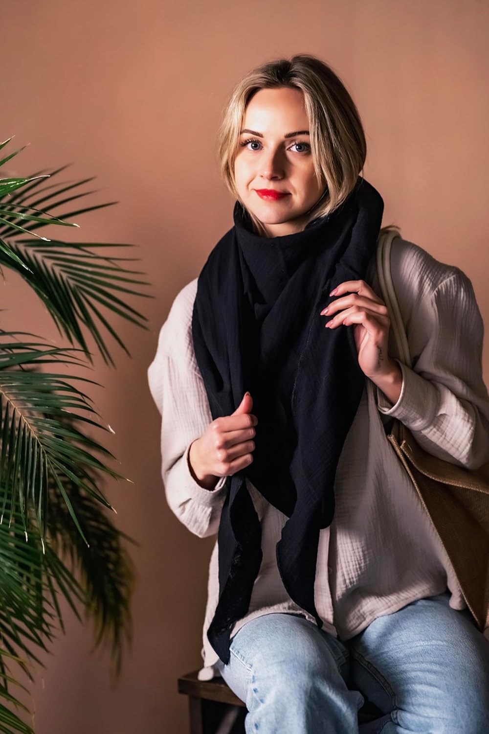 Bufanda de muselina Scandi