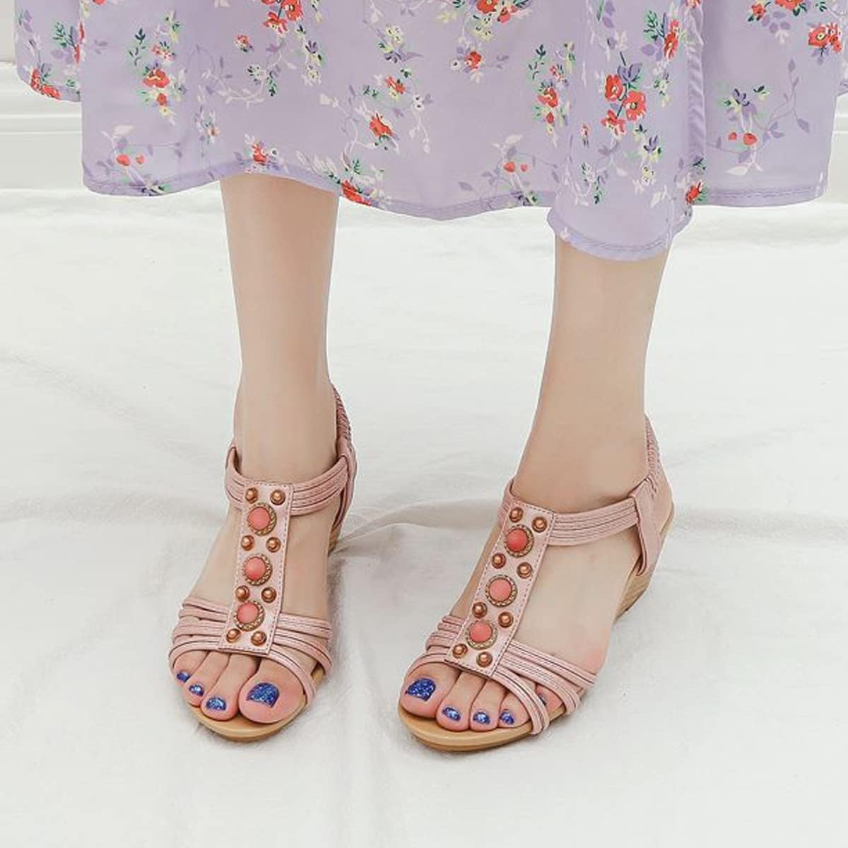 Sandalias de Cuña Mujer Verano