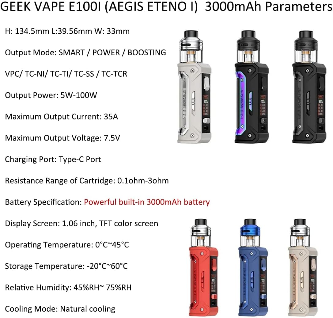 Kit GeekVape E100i Aegis 100W