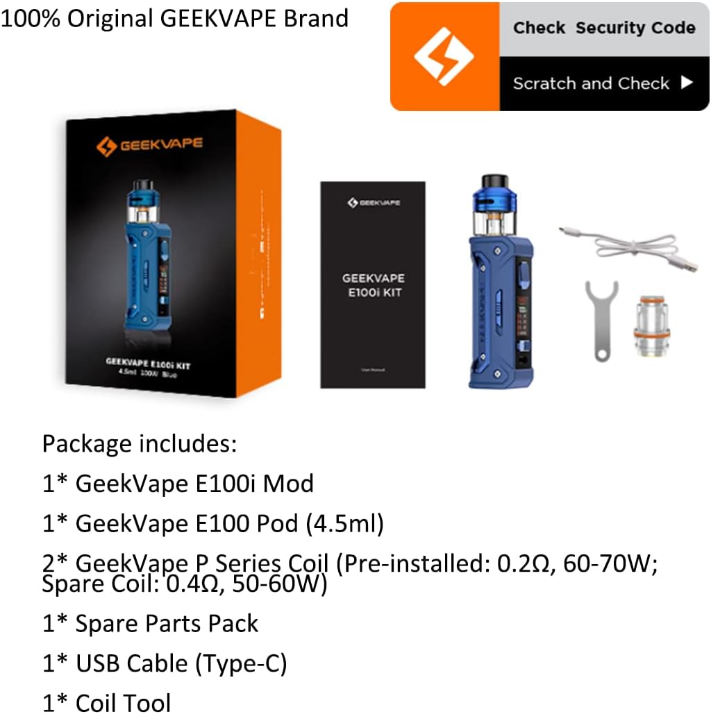 Kit GeekVape E100i Aegis 100W