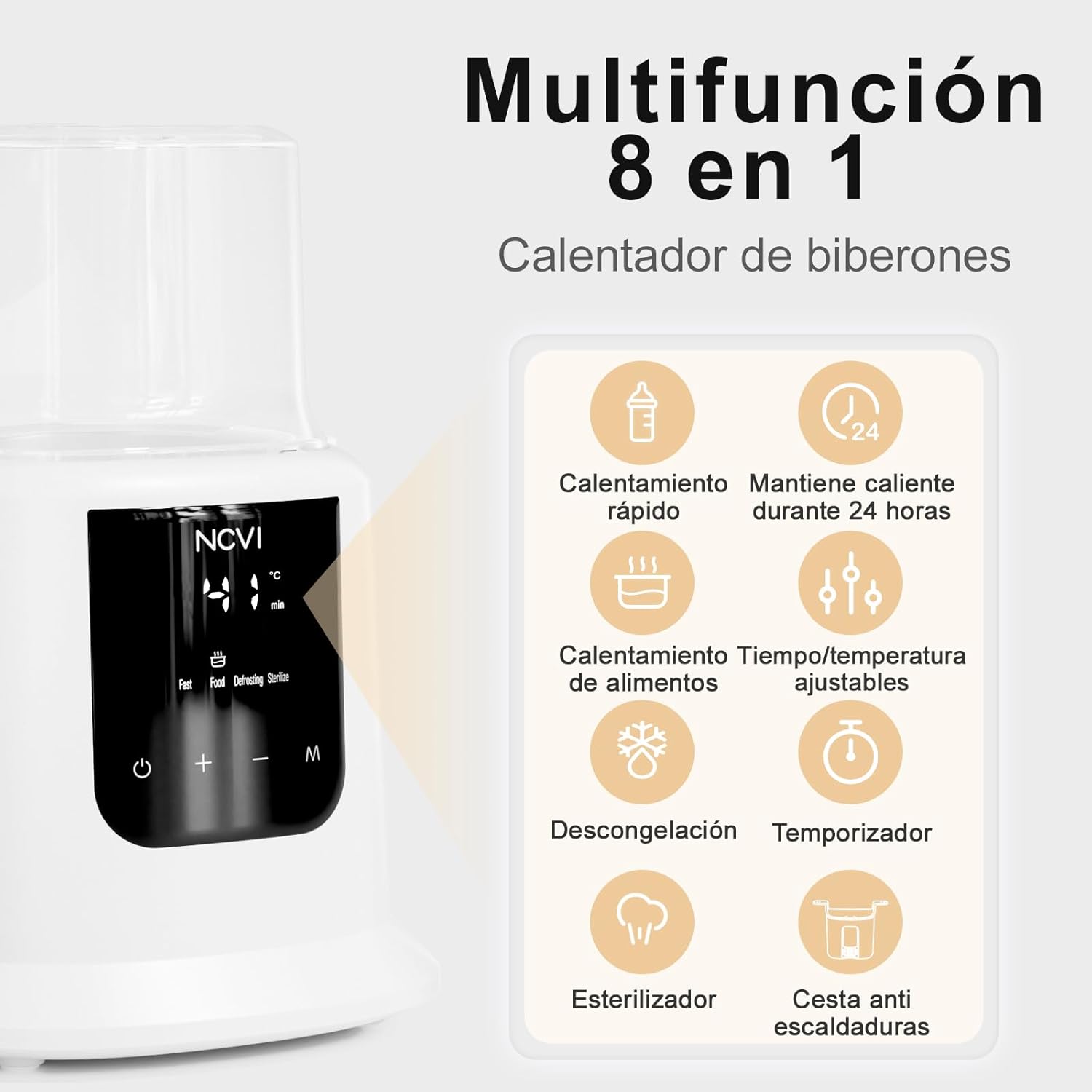 Calentador Rápido de Biberones