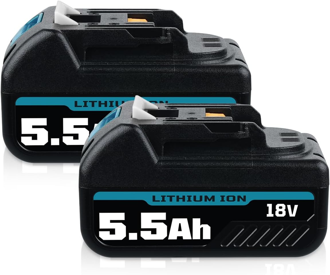 Baterías Makita 18V 5.5Ah 2u.