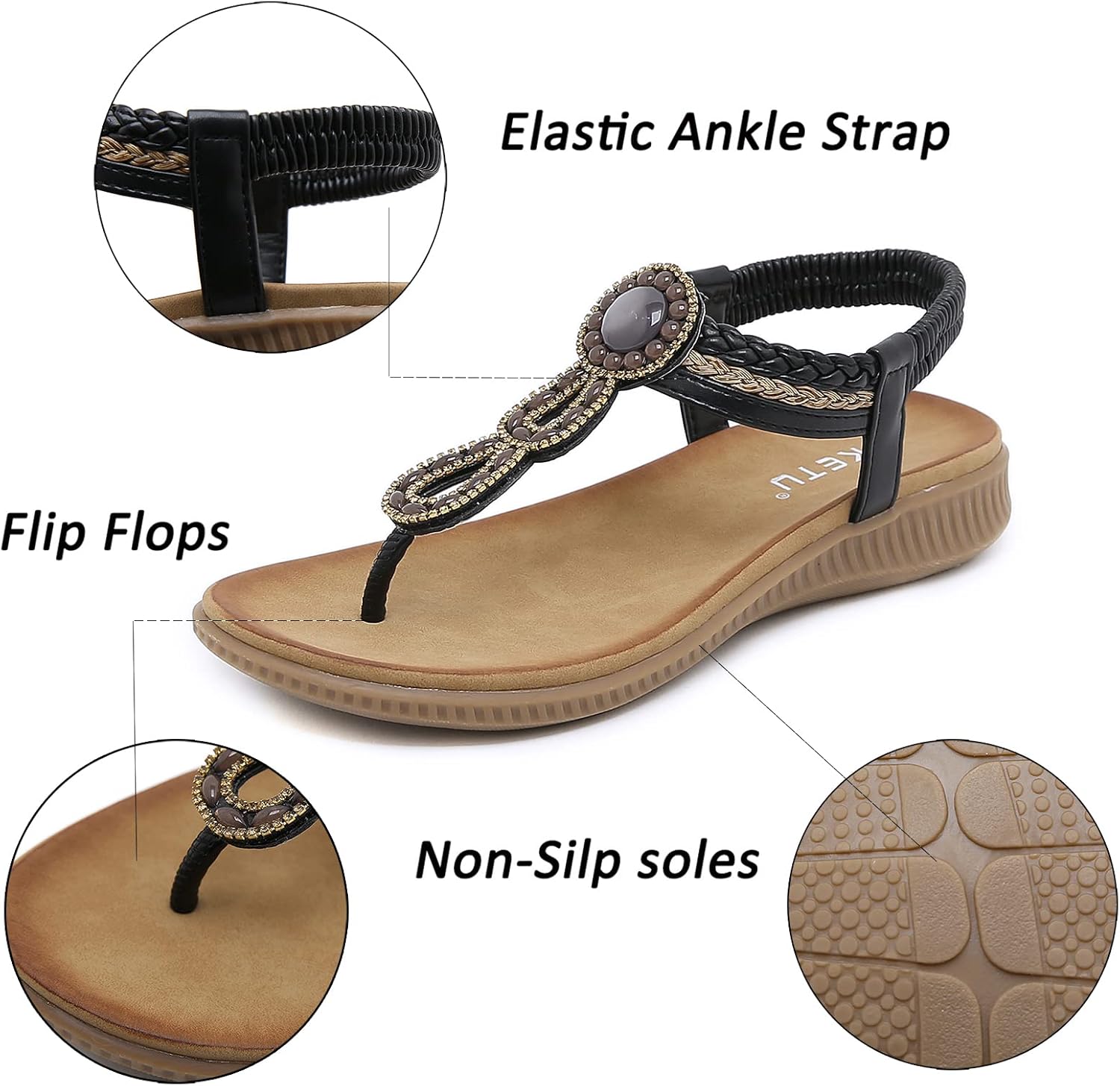 Sandalias Planas Mujer Verano