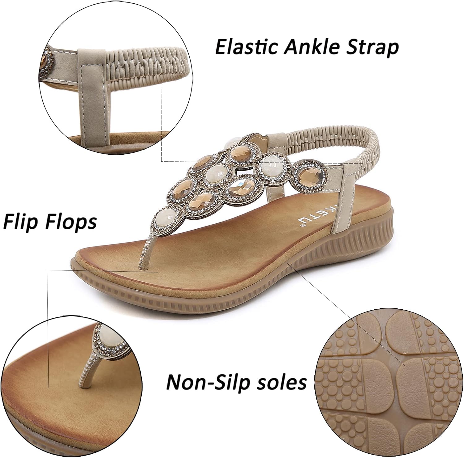 Sandalias Planas Mujer Verano