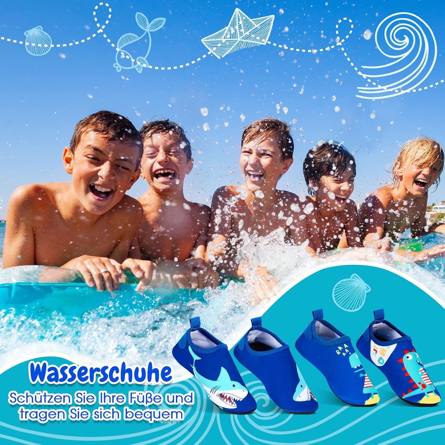 Zapatos de Natación para Niños