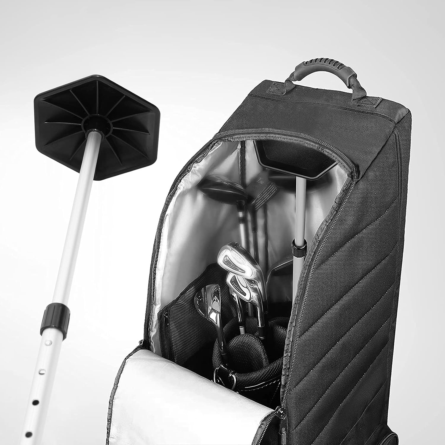 Soporte de viaje para golf