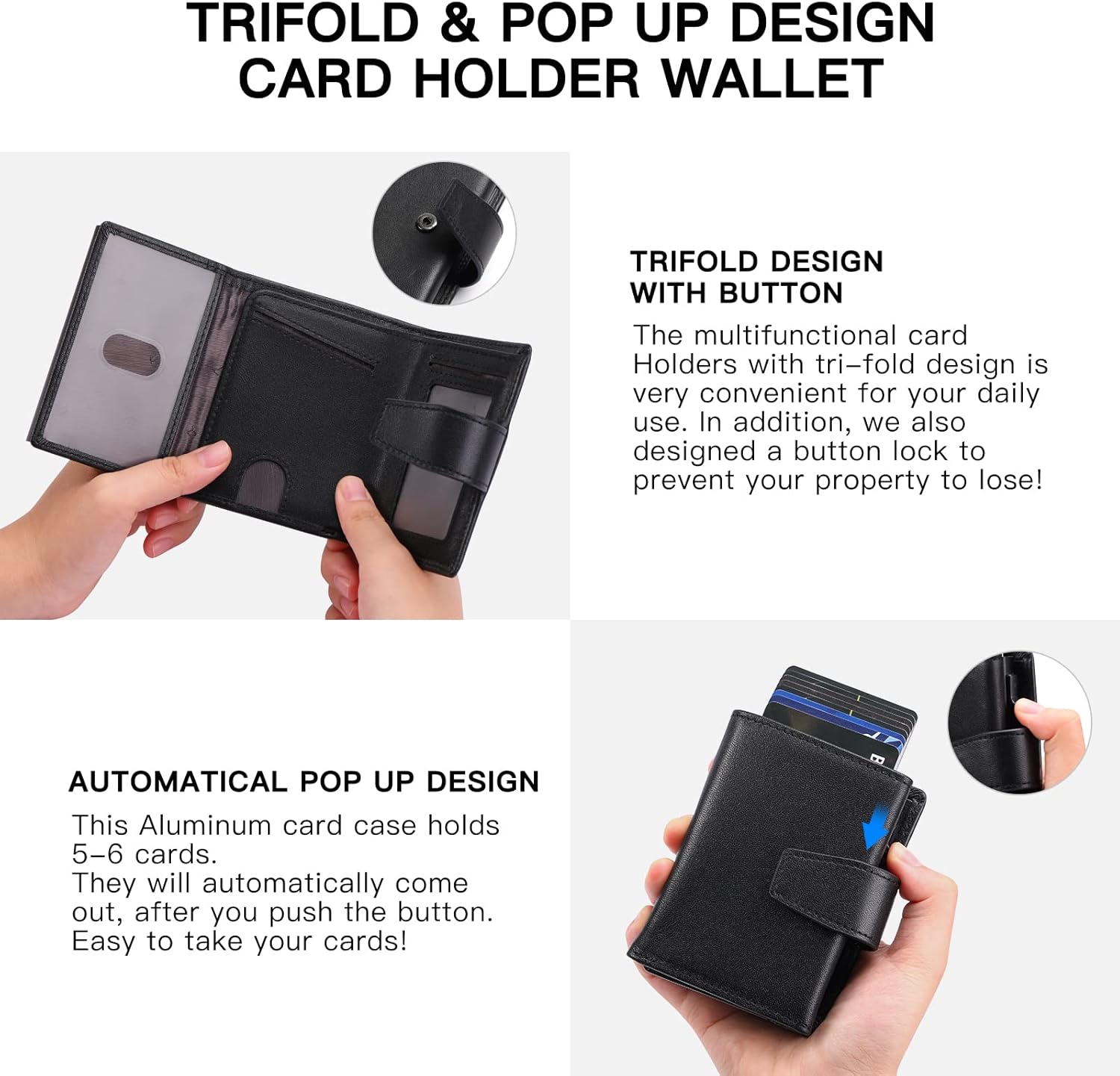 Tarjetero Hombre con RFID