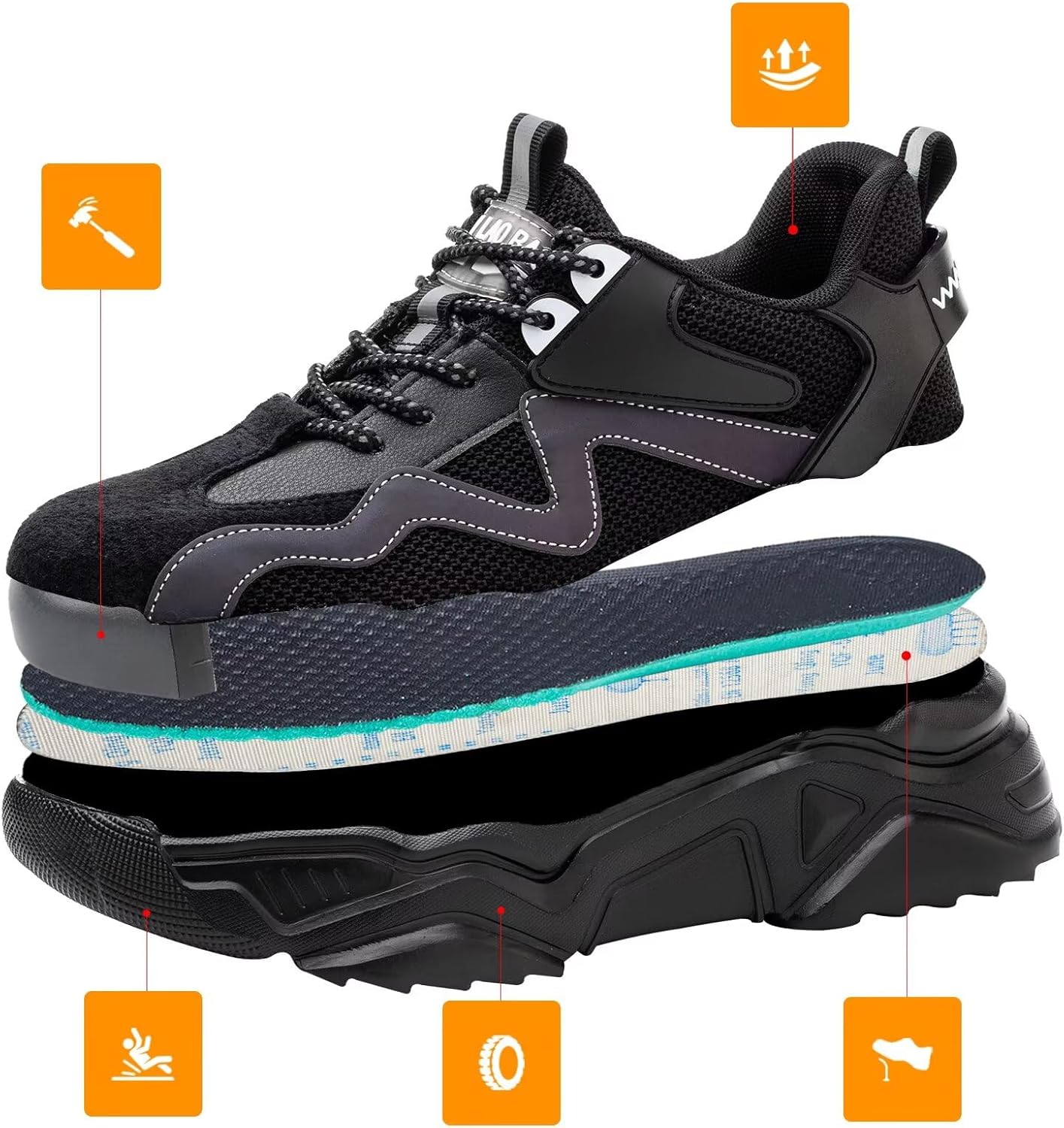Zapatos de Seguridad con Acero