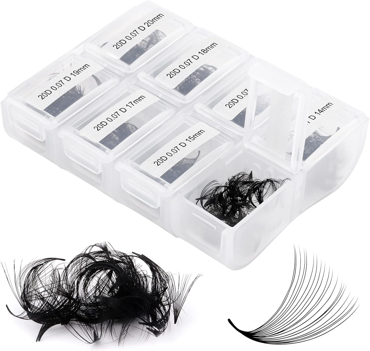 Extensiones Pestañas Volumen 20D