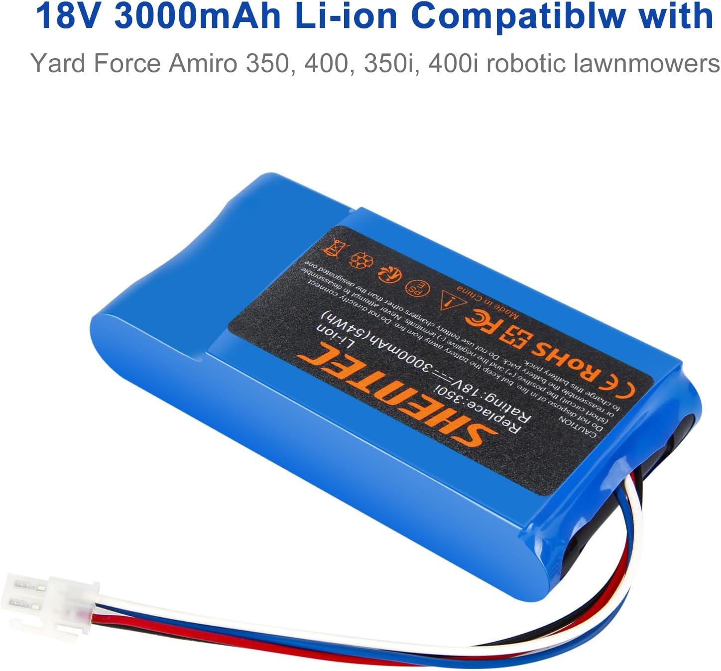 Batería 18V 3000mAh Yard Force