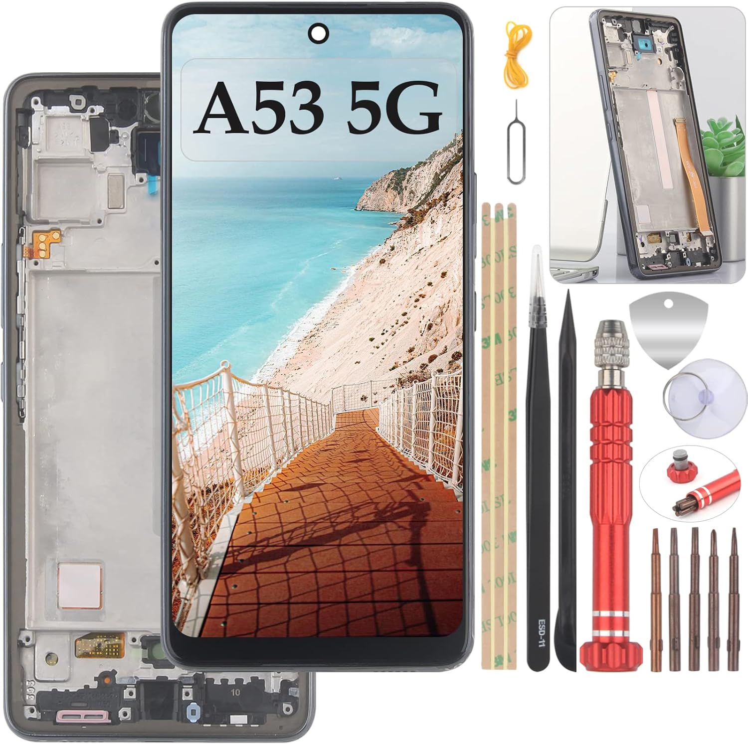Pantalla LCD Samsung A53 5G Negro