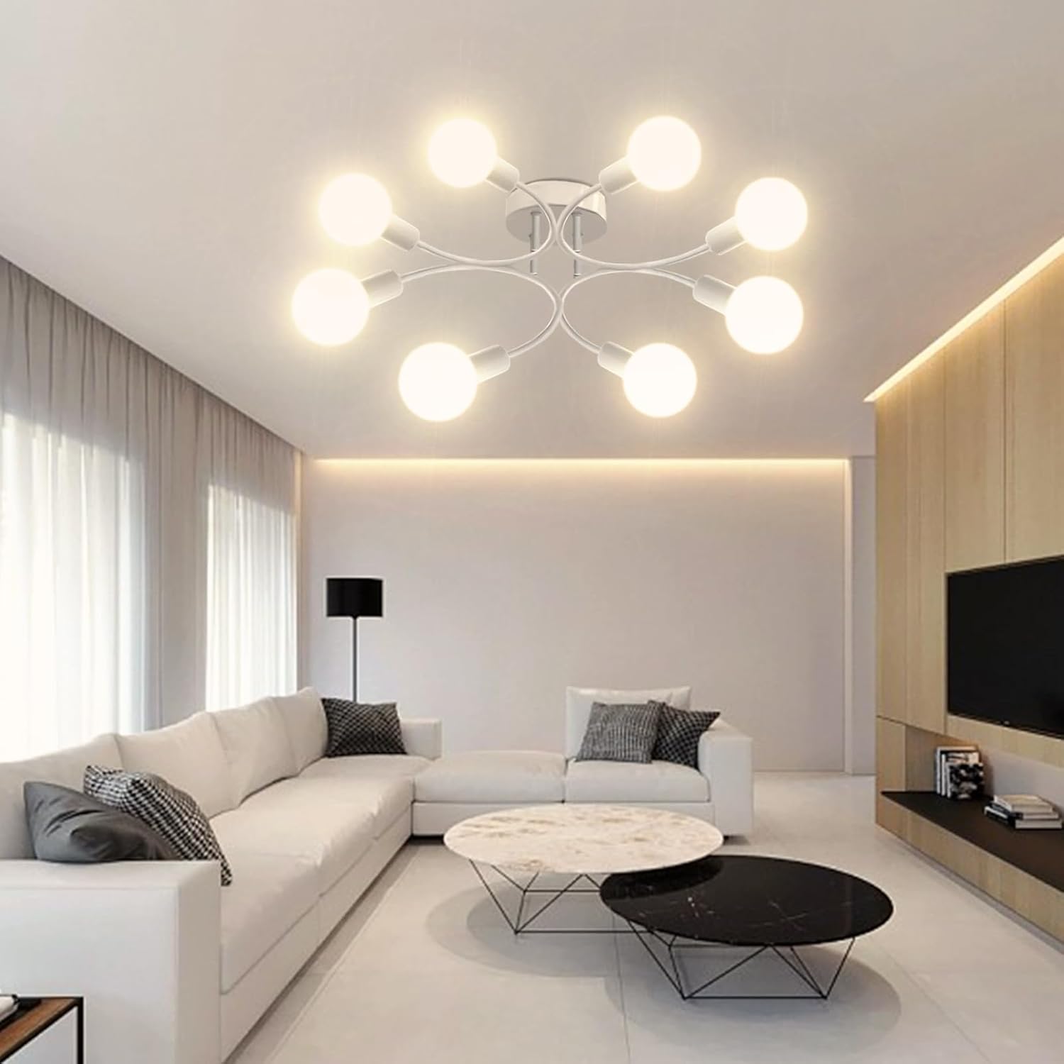 Lámpara Sputnik 8 Luces 85CM