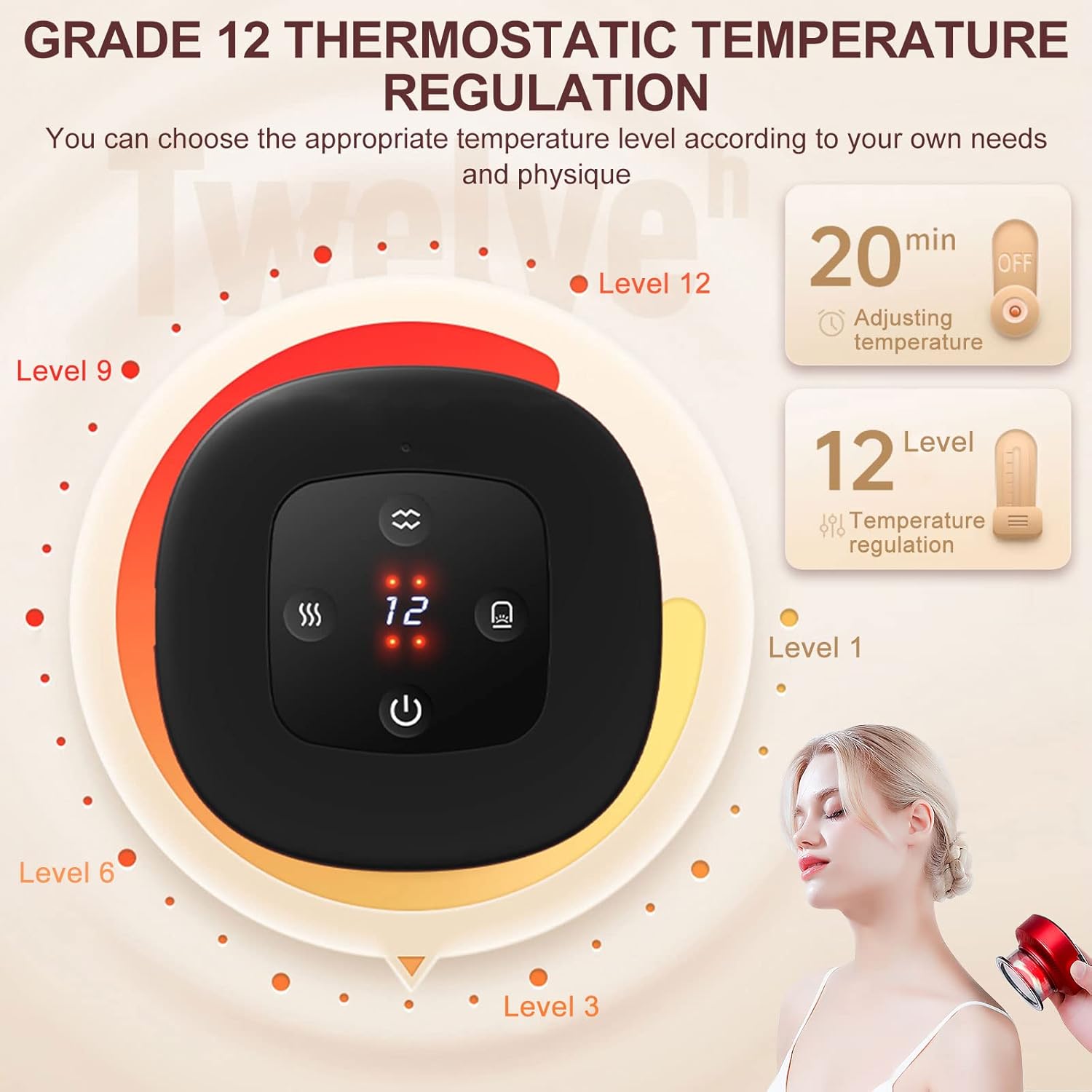 Masajeador eléctrico 4 en 1