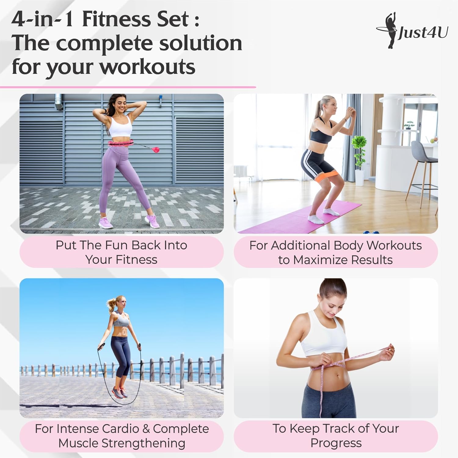 Juego de Fitness 4 en 1