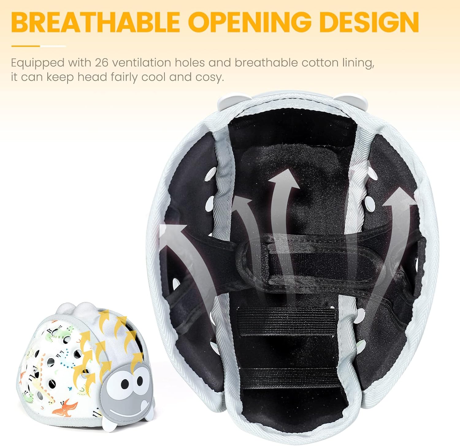 Casco de Seguridad Dino Bebé