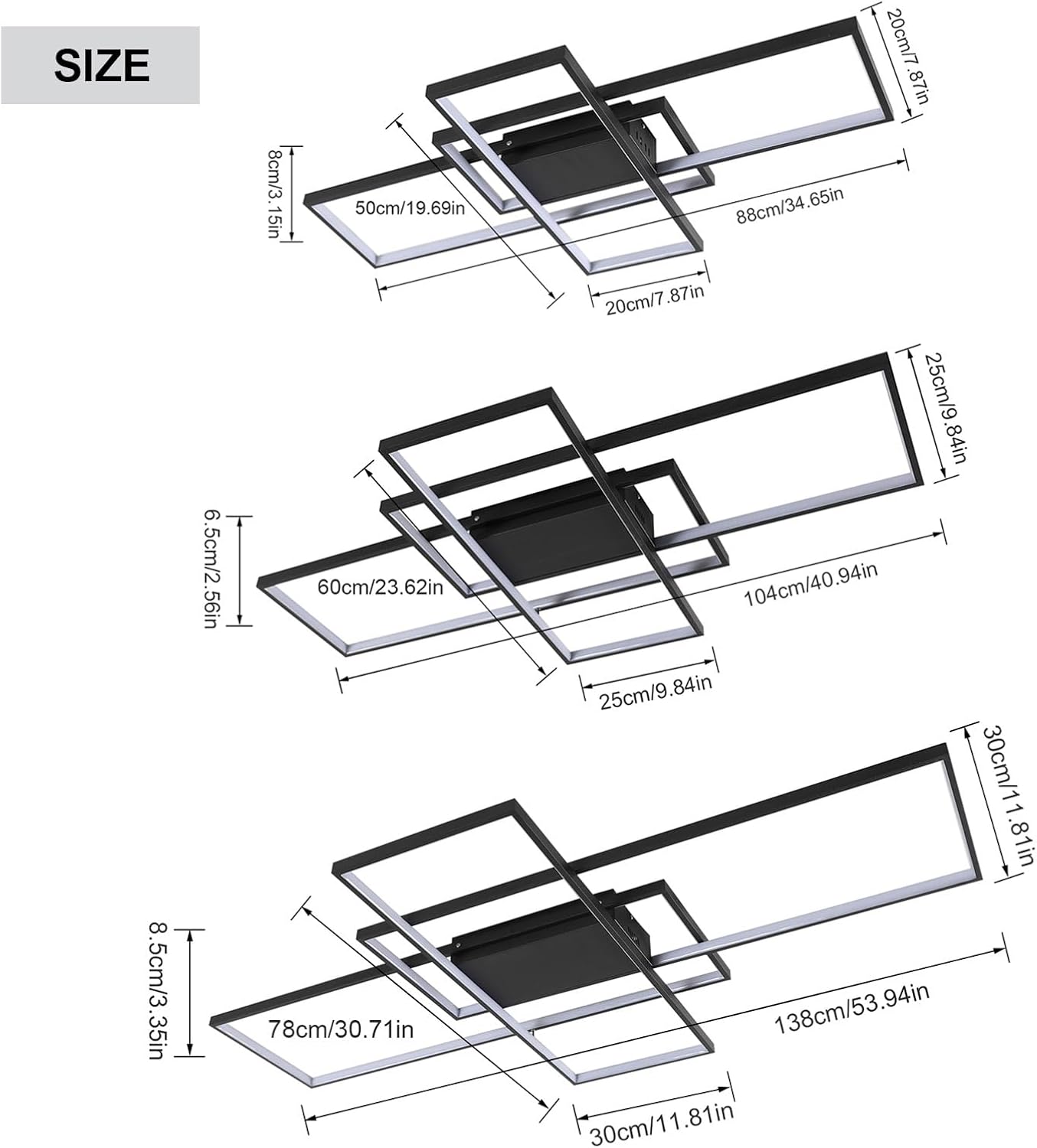 Lámpara de Techo Dimmable 75W