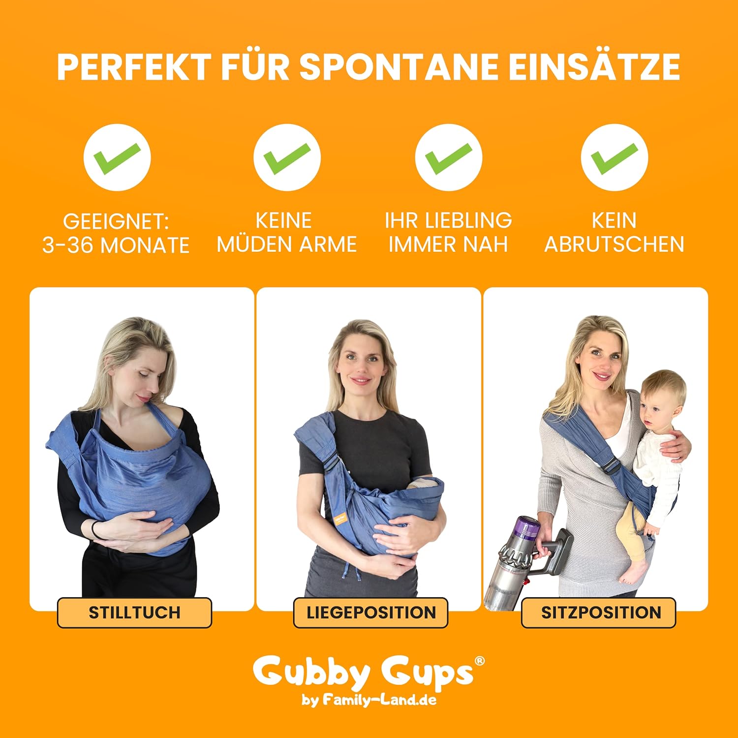Portabebés Ergonómico GUBBY GUPS®