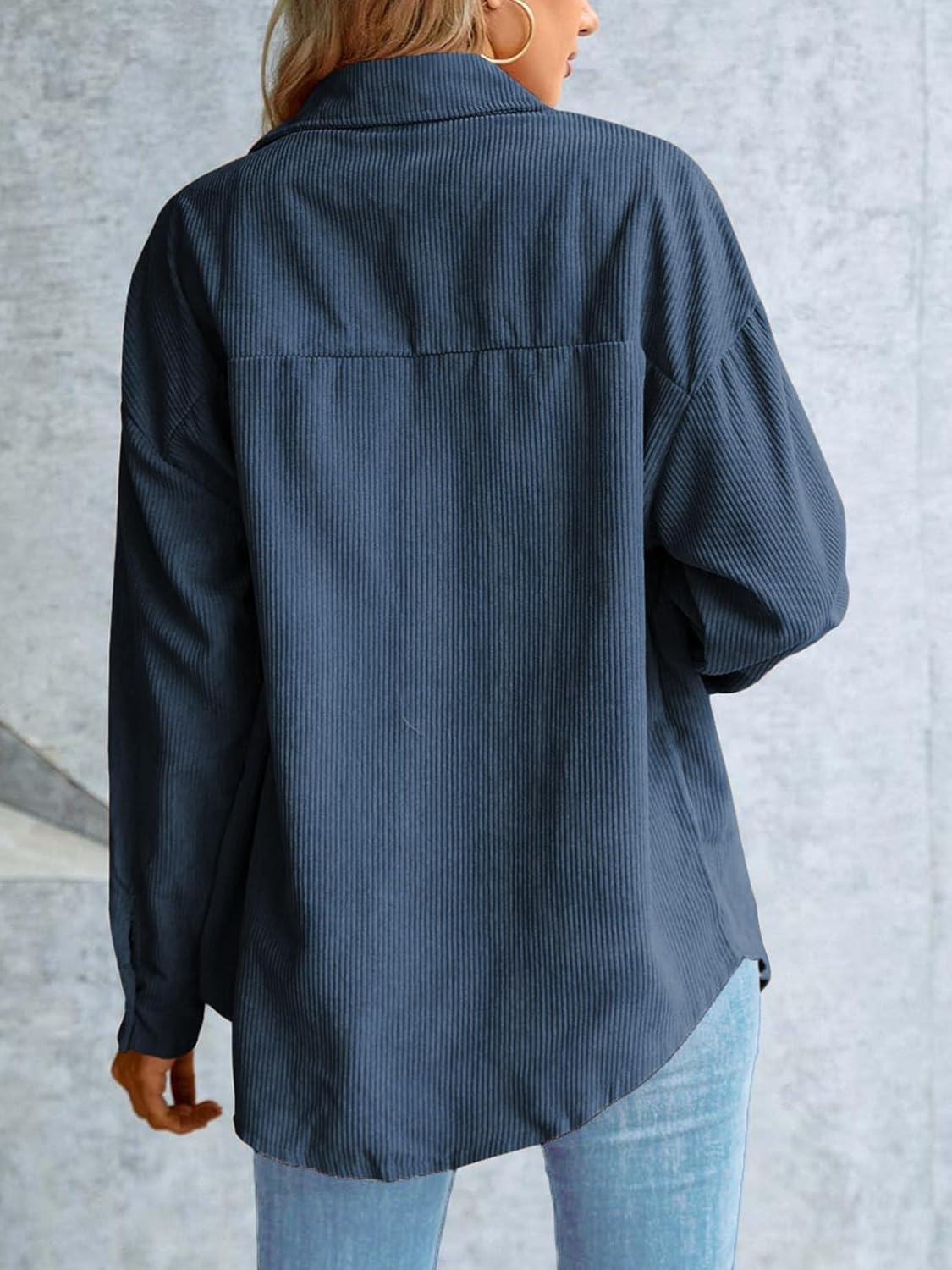 Camisa de pana vintage mujer