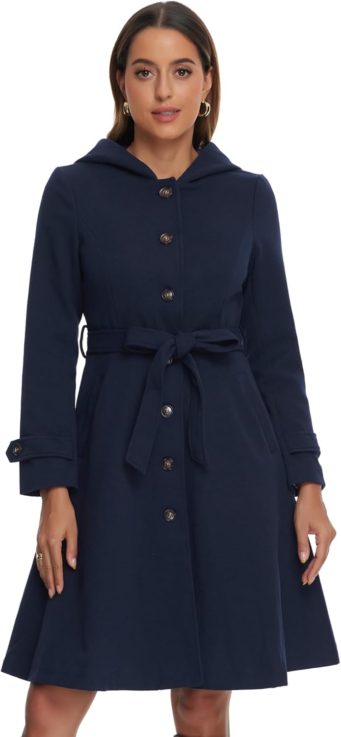 Abrigo de invierno mujer Allegra K