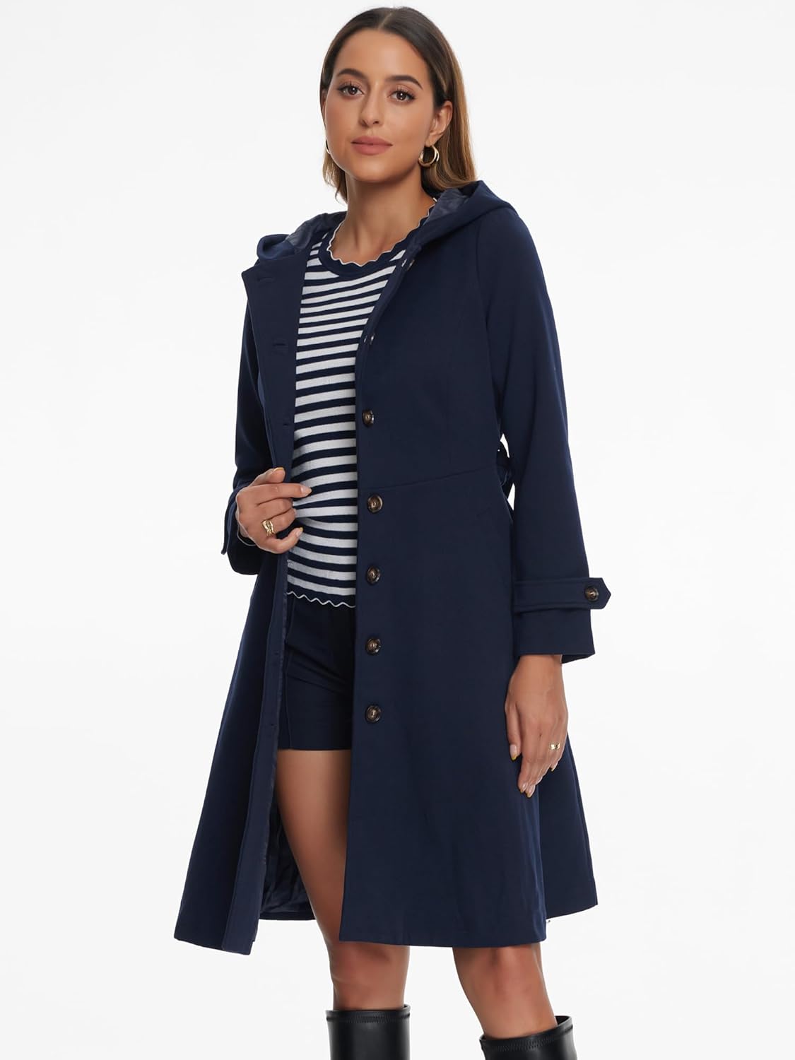 Abrigo de invierno mujer Allegra K