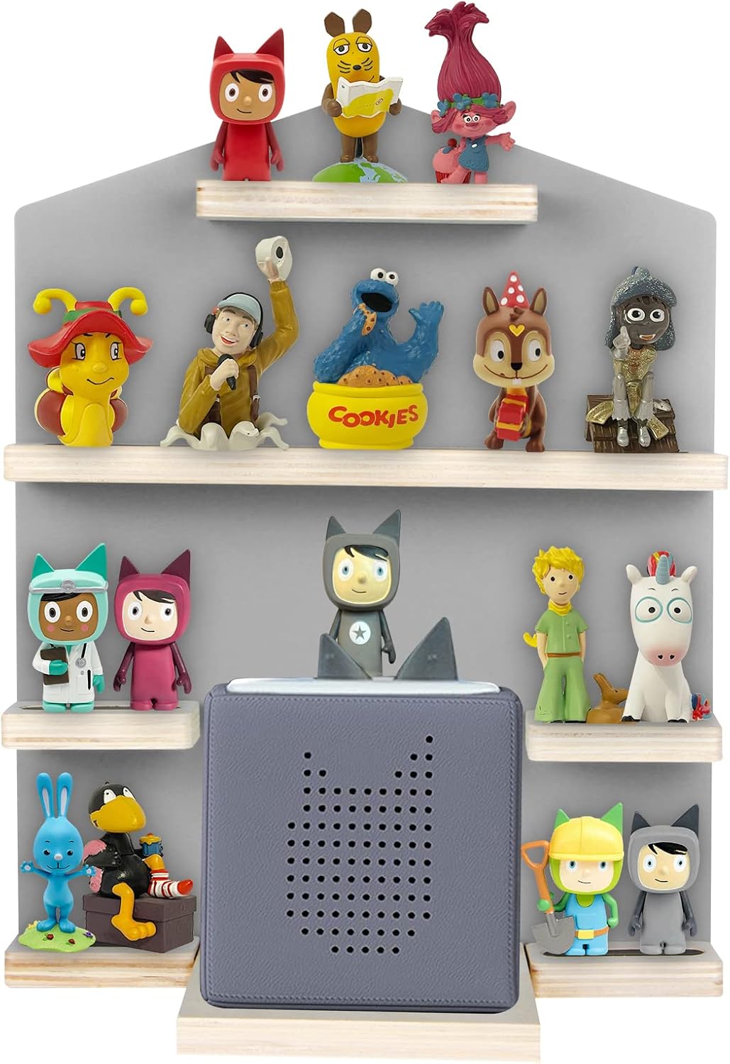 Estantería Toniebox gris 20 figuras