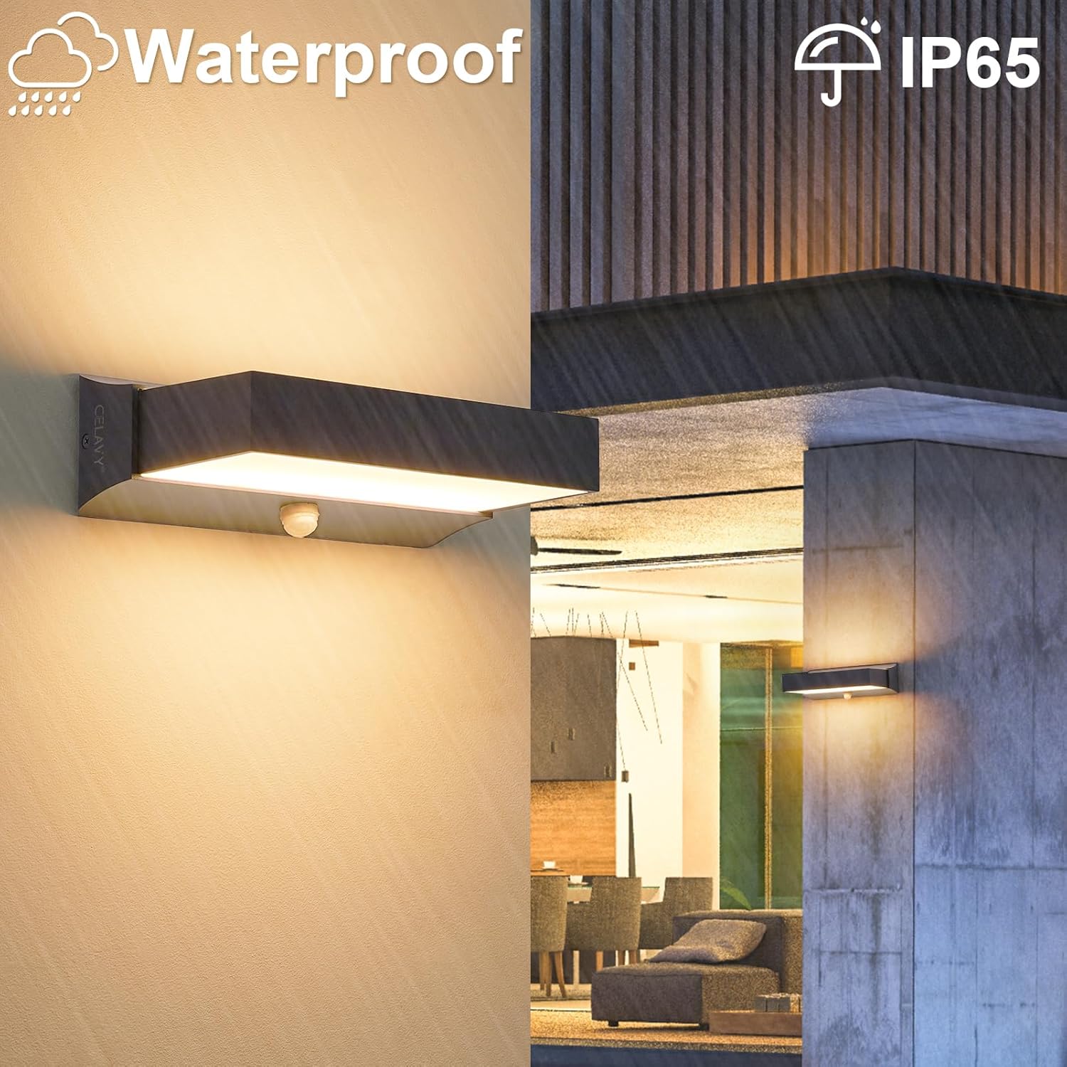 Aplique LED exterior 11W IP65