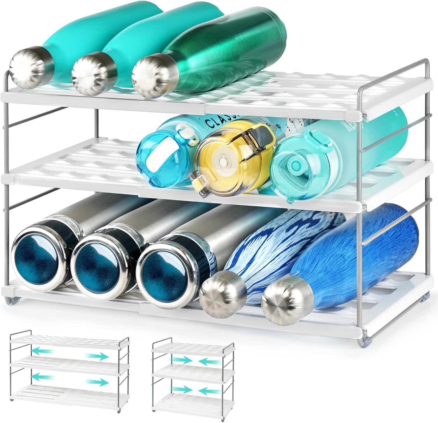 Organizador extensible de botellas