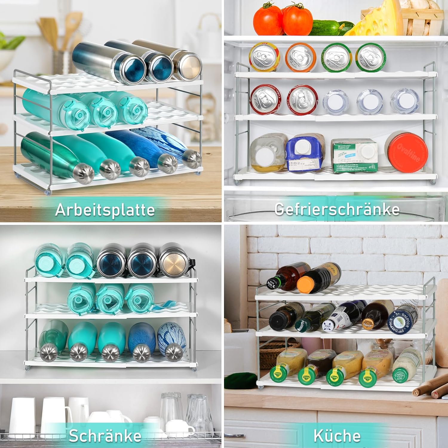Organizador extensible de botellas