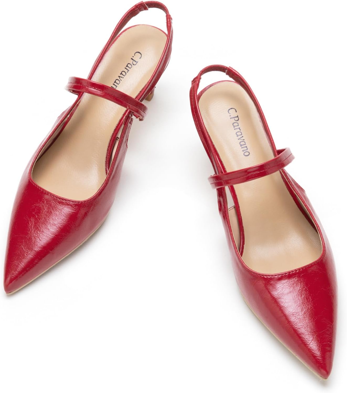 C. Paravano Slingback Rojo 42