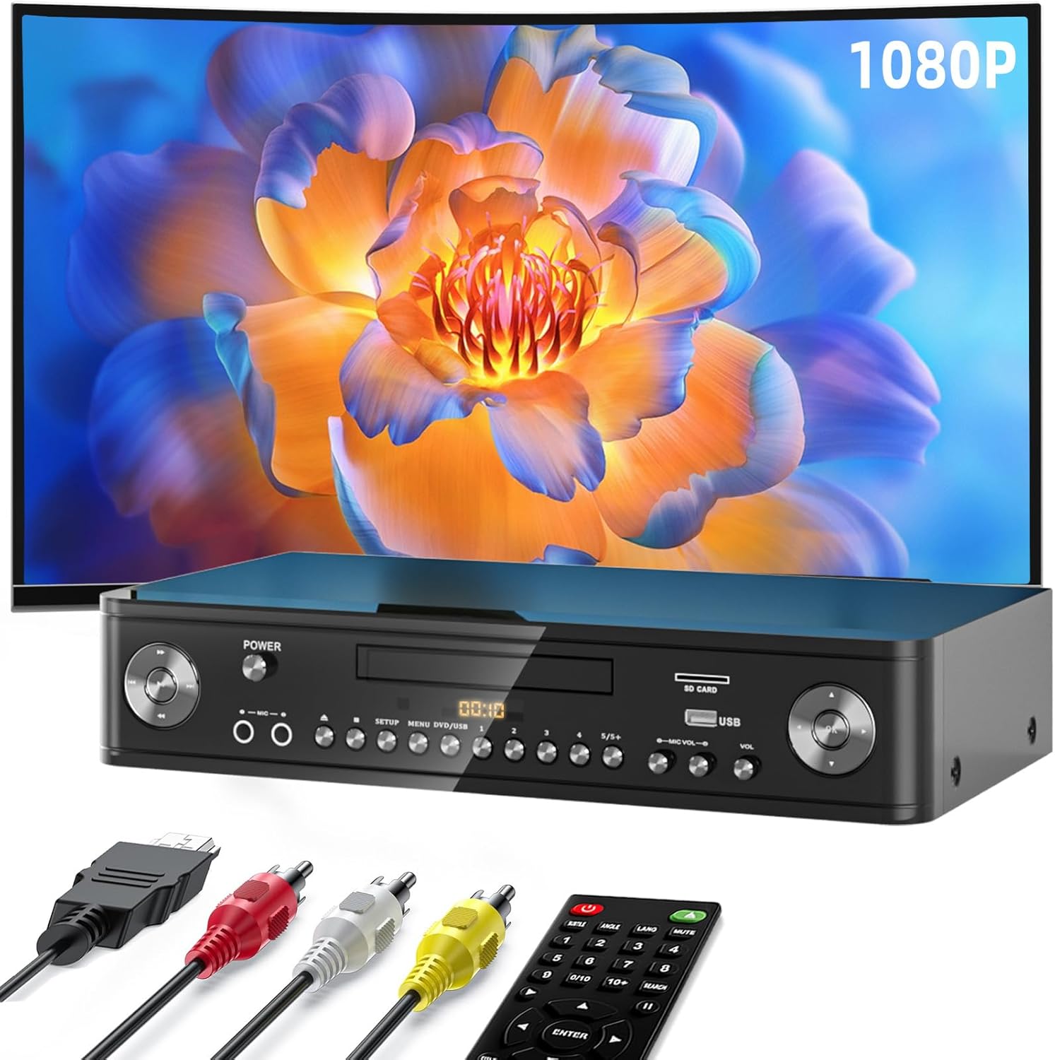 Reproductor DVD HDMI Bluetooth