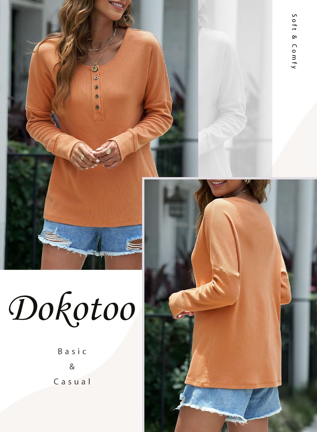 Camiseta básica mujer manga larga