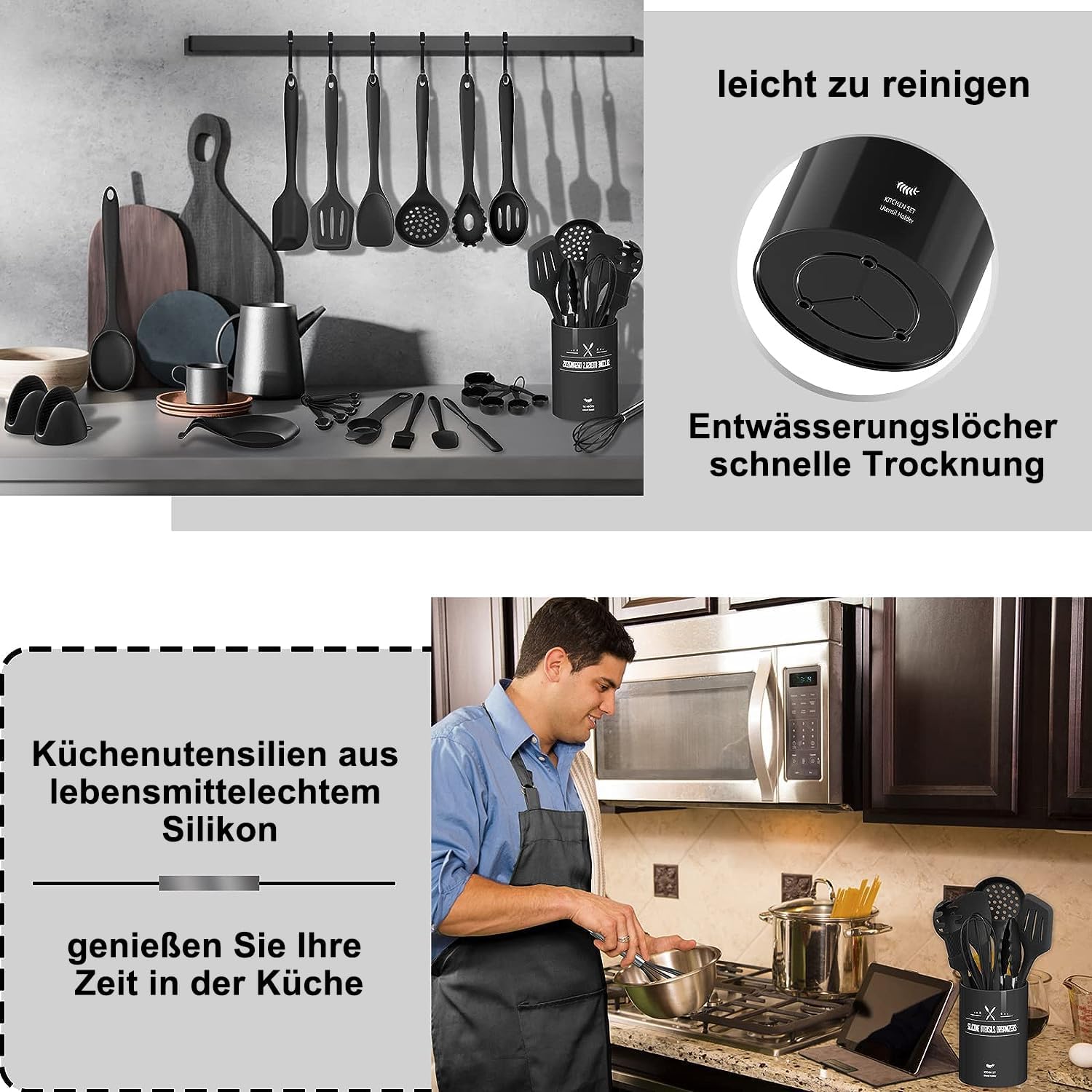 Juego de utensilios de cocina 43 piezas