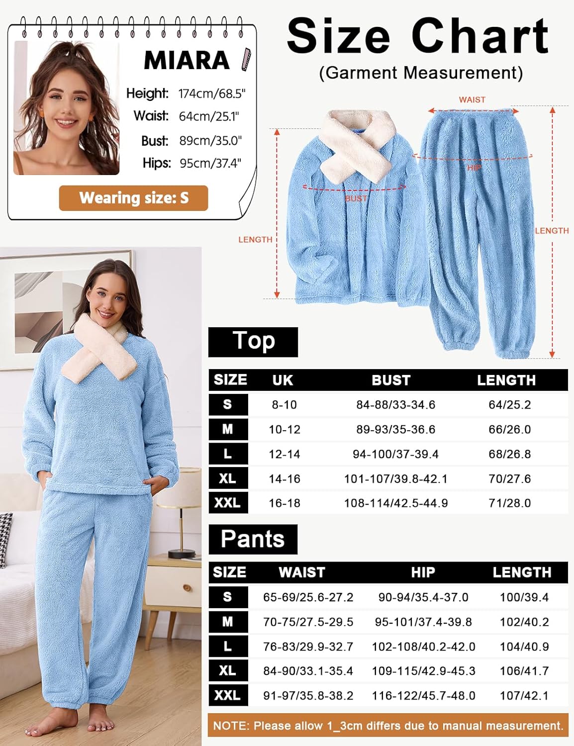 Pijamas de Forro Polar TOMEEK